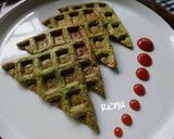 A picture of step 6 of Moong Dal Waffles.