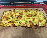 Foto del paso 3 de la receta: Focaccia de calabacín rellena de queso