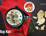 Foto langkah ke 5 dari resep SUP KAKI KAMBING Khas Jakarta.