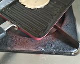 A picture of step 12 of Grilled Carom seed Paratha With Eggplants masala(tacos).