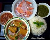 A picture of step 11 of Chicken Aaloo with Zeera Rice.