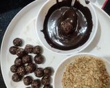 વોલનટ ચોકલેટ બોલ્સ વિથ કસ્ટર્ડ પુડિંગ (Walnut Chocolate Balls Custard Pudding Recipe In Gujarati) રેસીપી સ્ટેપ3ફોટો