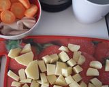 Foto del paso 3 de la receta: Pollo arvejado