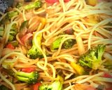 Foto del paso 5 de la receta: Spaghettis con vegetales al Wok