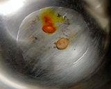 A picture of step 1 of Mogri Subzi.