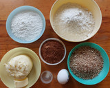 Foto del paso 1 de la receta: Galletas de chocolate y nuez