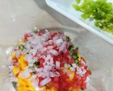 A picture of step 14 of Mango and Chickpeas Salsa puffs.