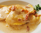 Foto del paso 5 de la receta: Mezzelune (Medialunas) rellenas de trufa y Parmesano
