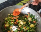 A picture of step 3 of Stir fried mix vegetables.