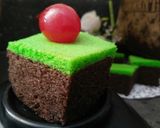 Foto langkah ke 6 dari resep Brownies KUKUS Coklat Pandan... the best.