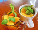 Hình bước làm 3 của món Trà đào cam sả