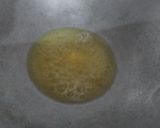 A picture of step 1 of Green Handi chicken.