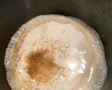 A picture of step 4 of Pancake With Banana in coconut milk and roasted cashew nut.