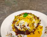 A picture of step 6 of Passion fruit brownie with passion fruit sauce.