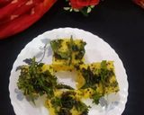 A picture of step 6 of Dhokla.