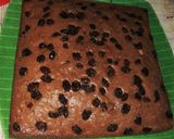 Foto langkah ke 4 dari resep Bolu pisang chocolatos topping kismis.