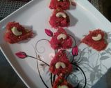 A picture of step 6 of Carrot Burfi.