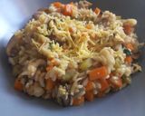 A picture of step 6 of Vegan Mushroom Risotto.
