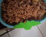 A picture of step 1 of Beans and plantain.
