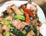 Foto langkah ke 5 dari resep Cumi asin pete.