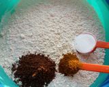 A picture of step 5 of Beans balls II.