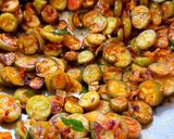 A picture of step 2 of Kundru ki sabzi / Ivy Gourd stir fry.