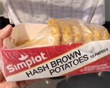 A picture of step 1 of Fried Hash Brown.