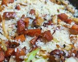 Foto del paso 2 de la receta: Arrocito vegano con panceta y arvejas frescas