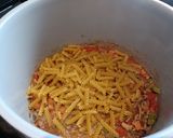 A picture of step 6 of Ninja Foodi pasta with meat Bolognese sauce.