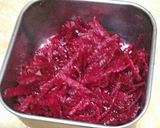 A picture of step 1 of Stuffed Beetroot Pancakes.