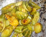 A picture of step 1 of Parwal aloo korma.