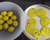 A picture of step 6 of Green peas & Maize flour vada.