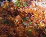 A picture of step 8 of Hydrabadi Chicken Biryani.