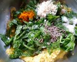 A picture of step 2 of Corn-Spinach Pakoras.