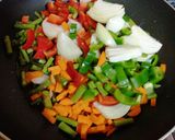 Foto del paso 1 de la receta: Relleno de fajitas vegetariana