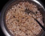 A picture of step 4 of Curd Sabudana.