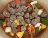 Foto langkah ke 4 dari resep Sweet and Sour Meatball.