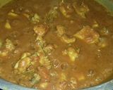 A picture of step 4 of Shinwari karhai.