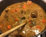 Une image de l'étape 14 de Bœuf mijoté aux légumes d hiver (chou fleur,aubergine,courgettes,carottes,poivron,poireau).