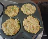 A picture of step 3 of Veggies pancake.