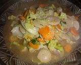 Foto langkah ke 5 dari resep Capcay sayur kuah pedas.