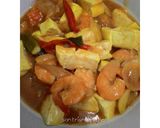 Foto langkah ke 6 dari resep Tumis udang tahu bumbu Merah.