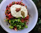 A picture of step 3 of Curd Veggie Salad.