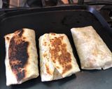 A picture of step 9 of Sonoran Machaca Burritos.