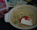 A picture of step 2 of Paneer sashliks.