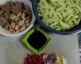 Foto langkah ke 1 dari resep 422. Tumis Labu Siam Bakso.