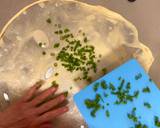 Onion Bread (How to make super easy thinnest dough no-rolling pin) recipe step 7 photo