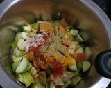 A picture of step 2 of Parwal ka sabji.