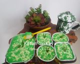 Foto langkah ke 6 dari resep Ketan Srikaya (rasa pandan keju).