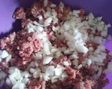 Foto del paso 2 de la receta: Pan de carne con huevo frito, una delicia